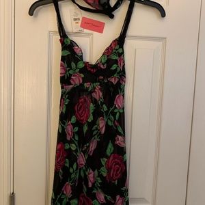 Betsey Johnson Floral Chemise